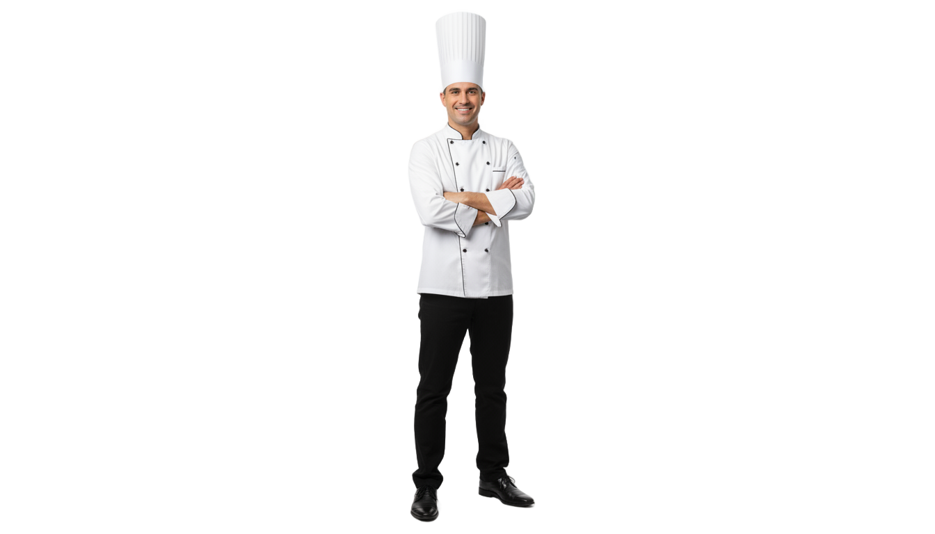 male chef png PNG transparent background