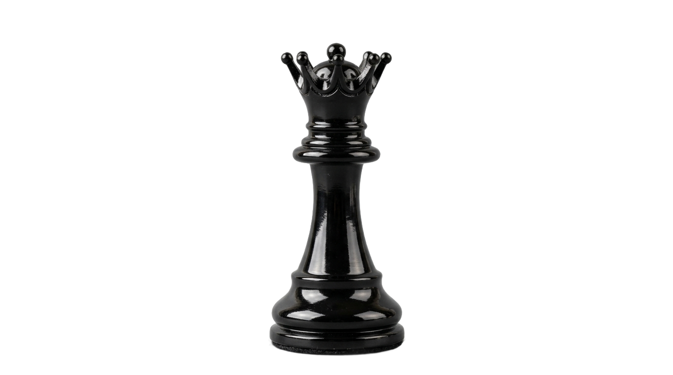 black queen chess piece png PNG transparent background