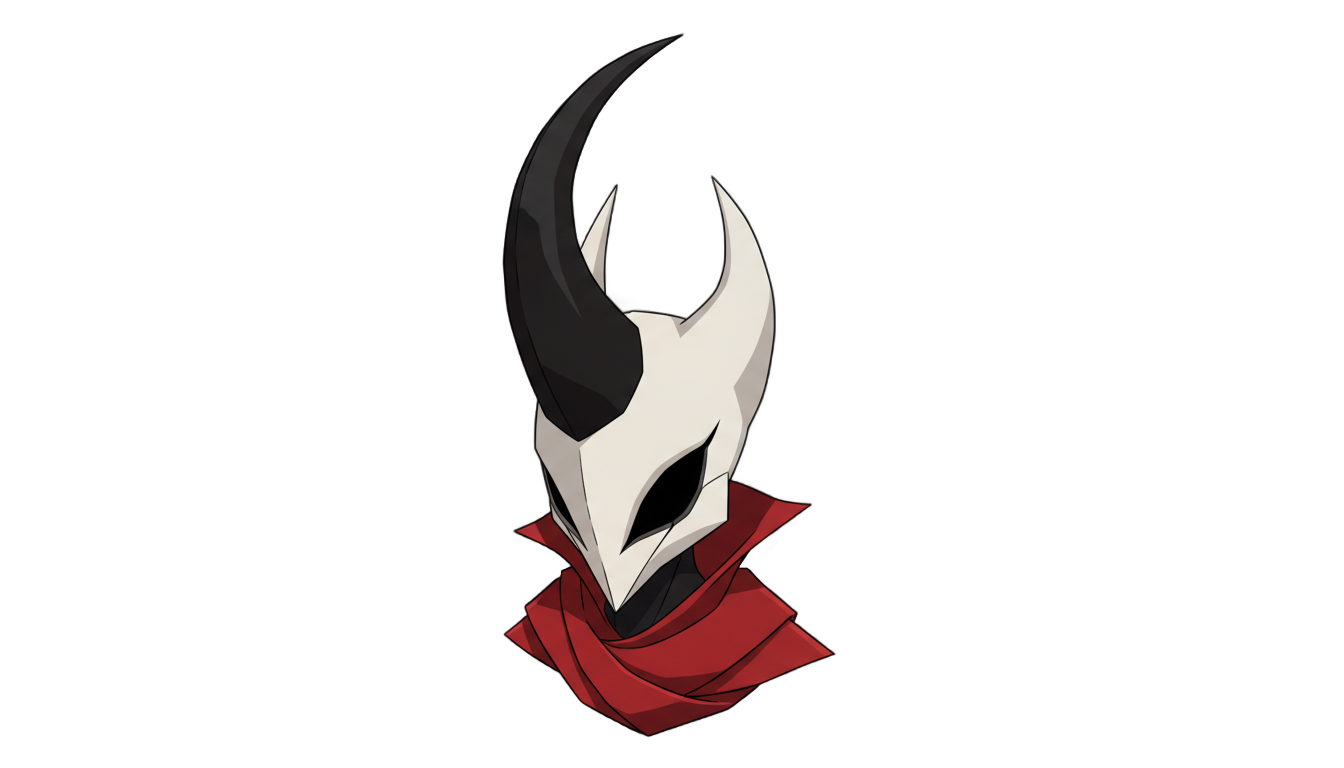 hornet head hollow knight png PNG transparent background
