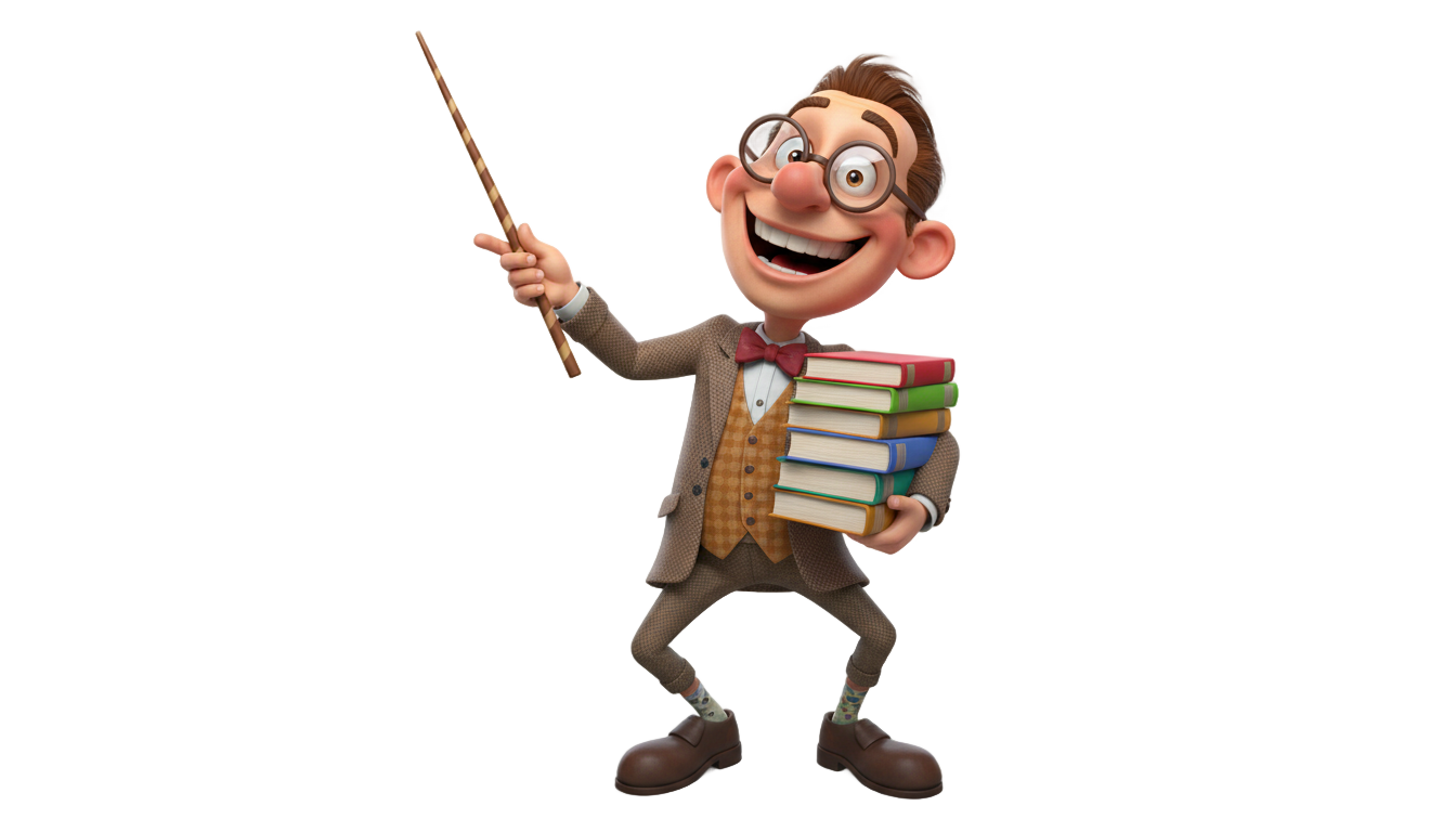 funny teacher png PNG transparent background