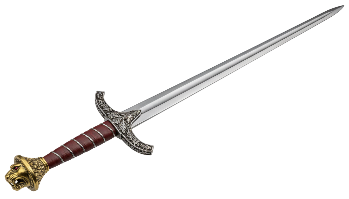 roaring knight sword png PNG transparent background