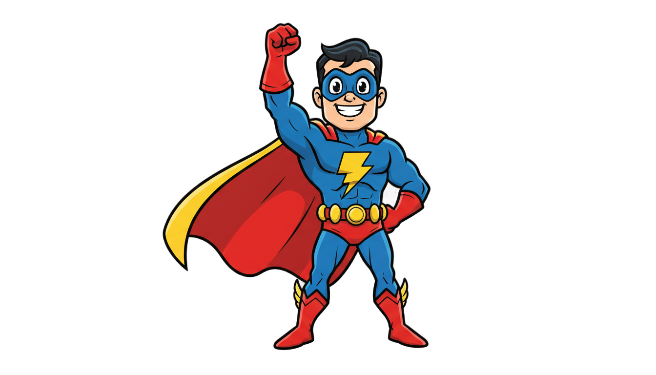 superhero emoji png PNG transparent background