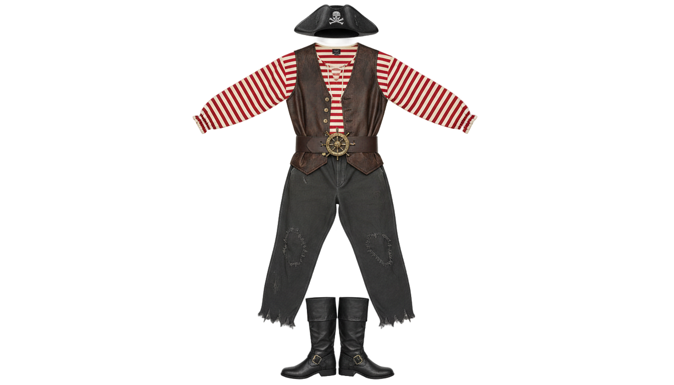 pirate costume png PNG transparent background