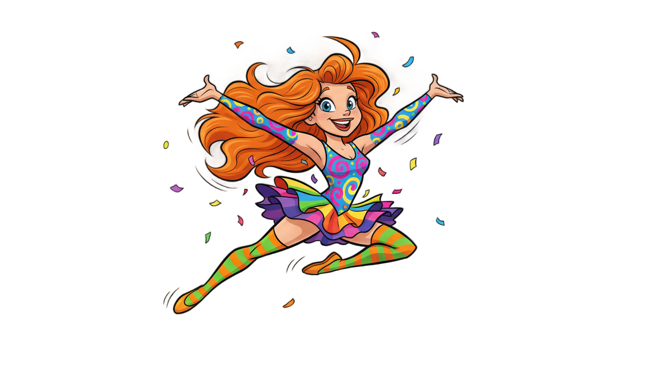 dancer png cartoon PNG transparent background