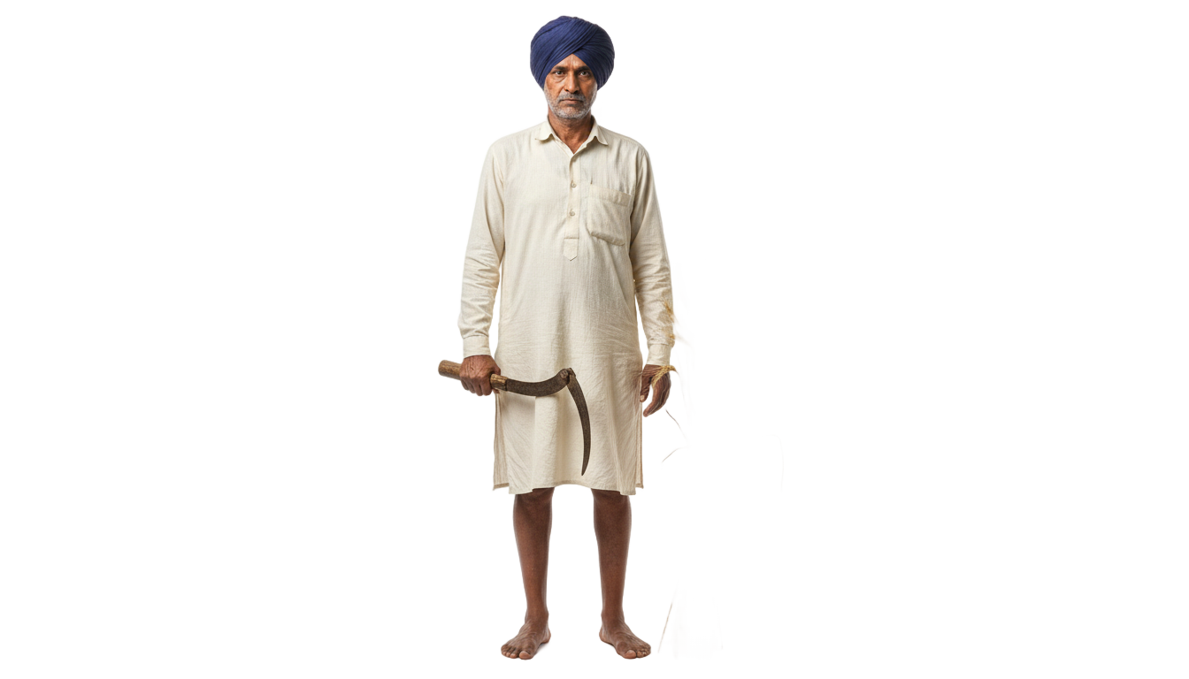 indian farmer clipart png PNG transparent background