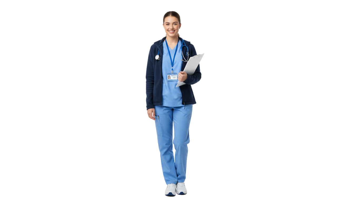 student nurse png PNG transparent background