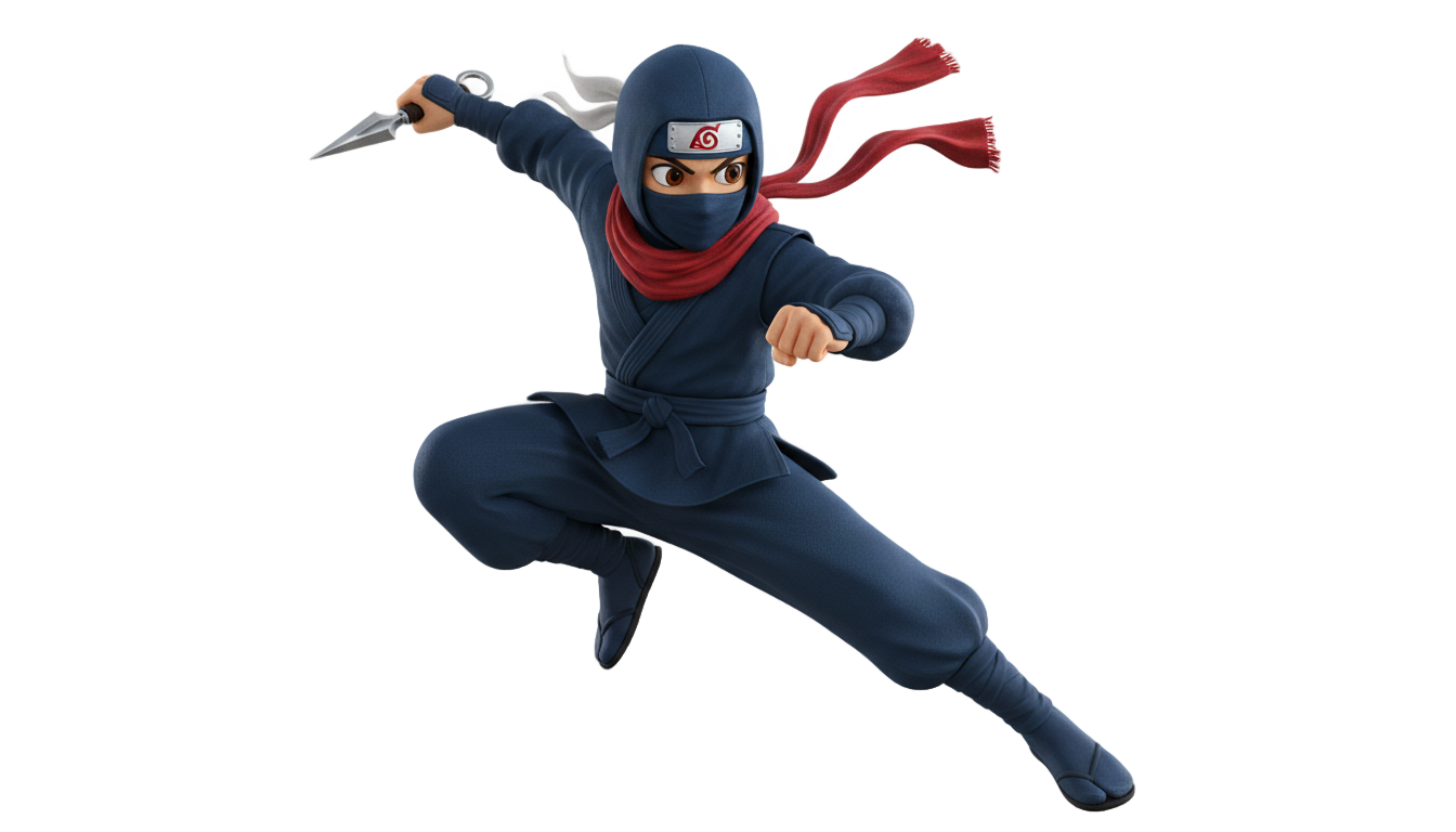 ninja hattori png PNG transparent background
