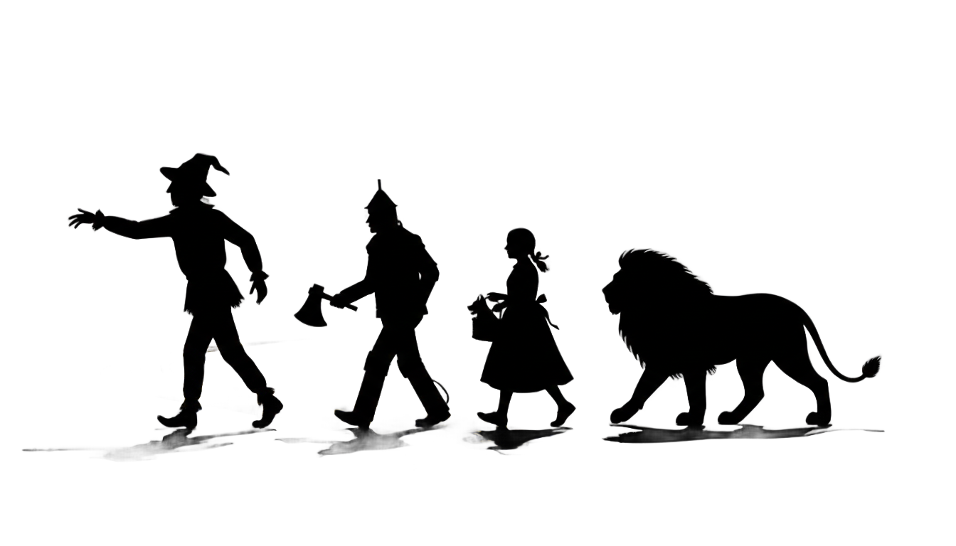 wizard of oz silhouette png PNG transparent background