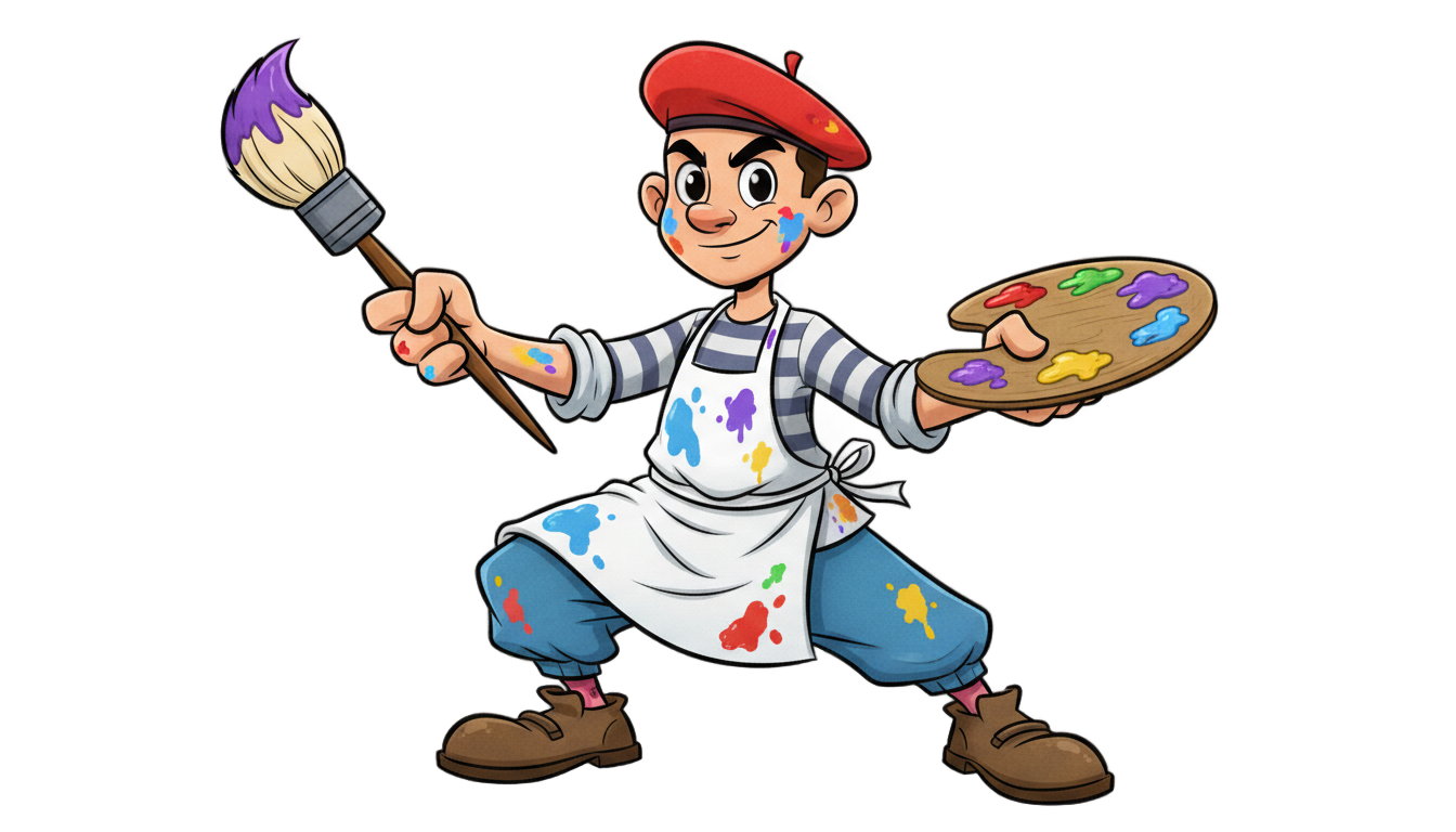 artist clipart png PNG transparent background