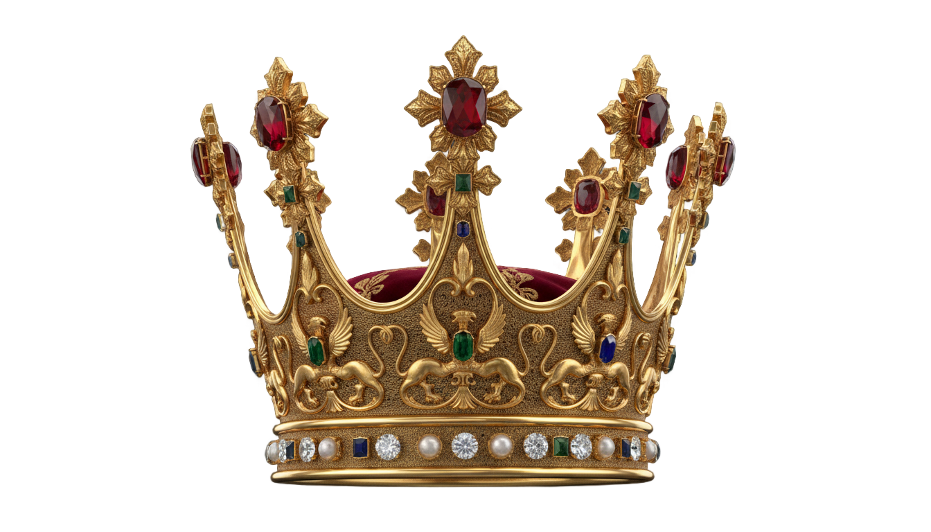 corona king png PNG transparent background