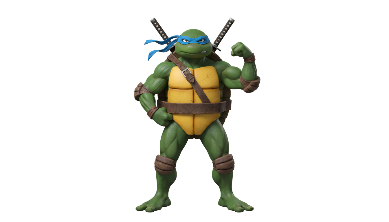 leonardo tortugas ninja png PNG transparent background