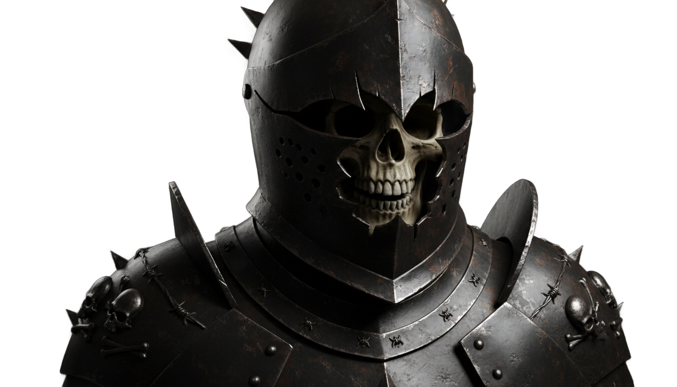 skull knight png PNG transparent background