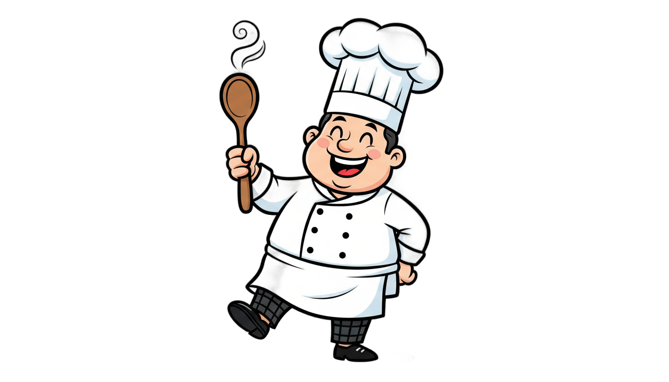 animated chef png PNG transparent background