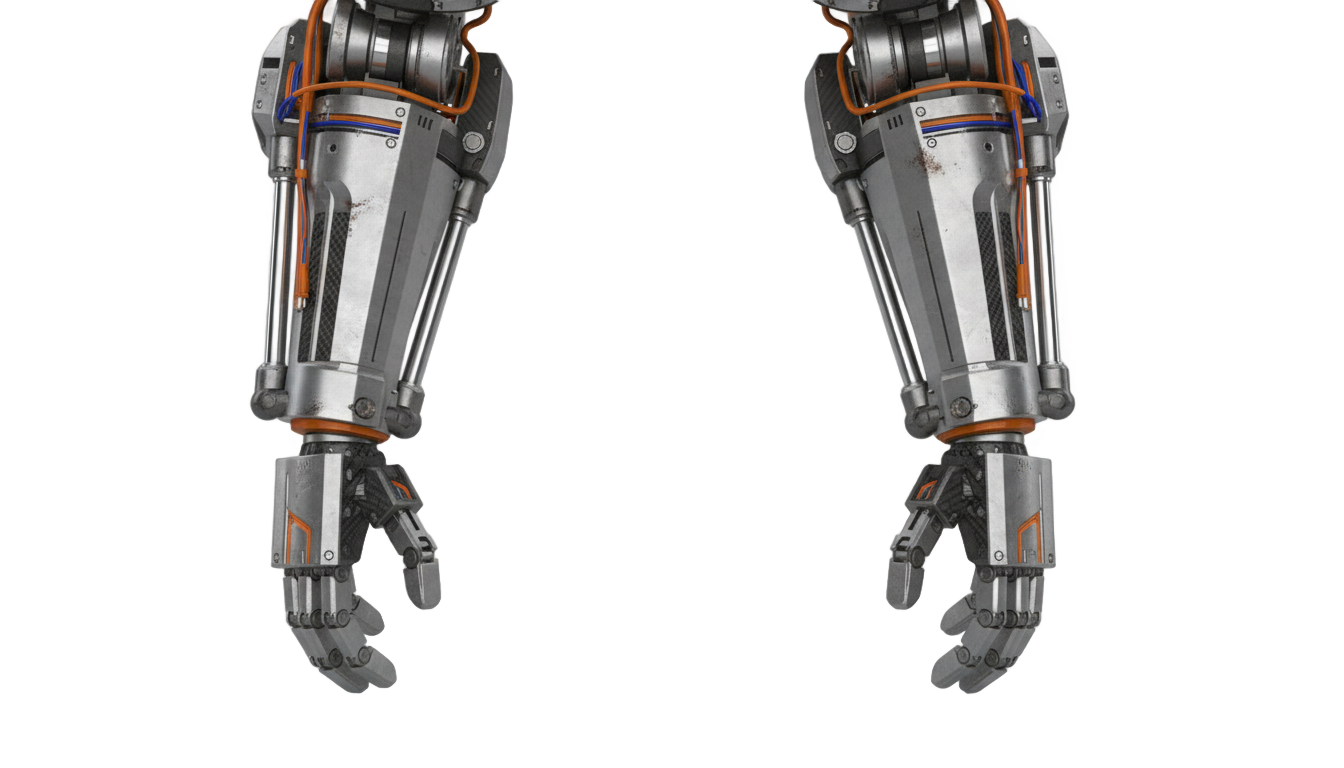 robot arms png PNG transparent background