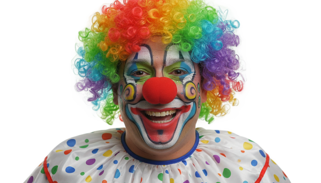 clown sticker png PNG transparent background