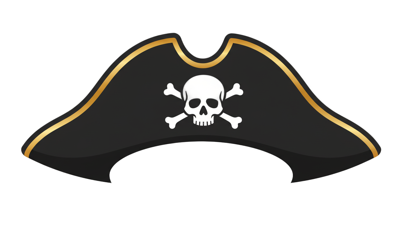 pirate hat vector png PNG transparent background