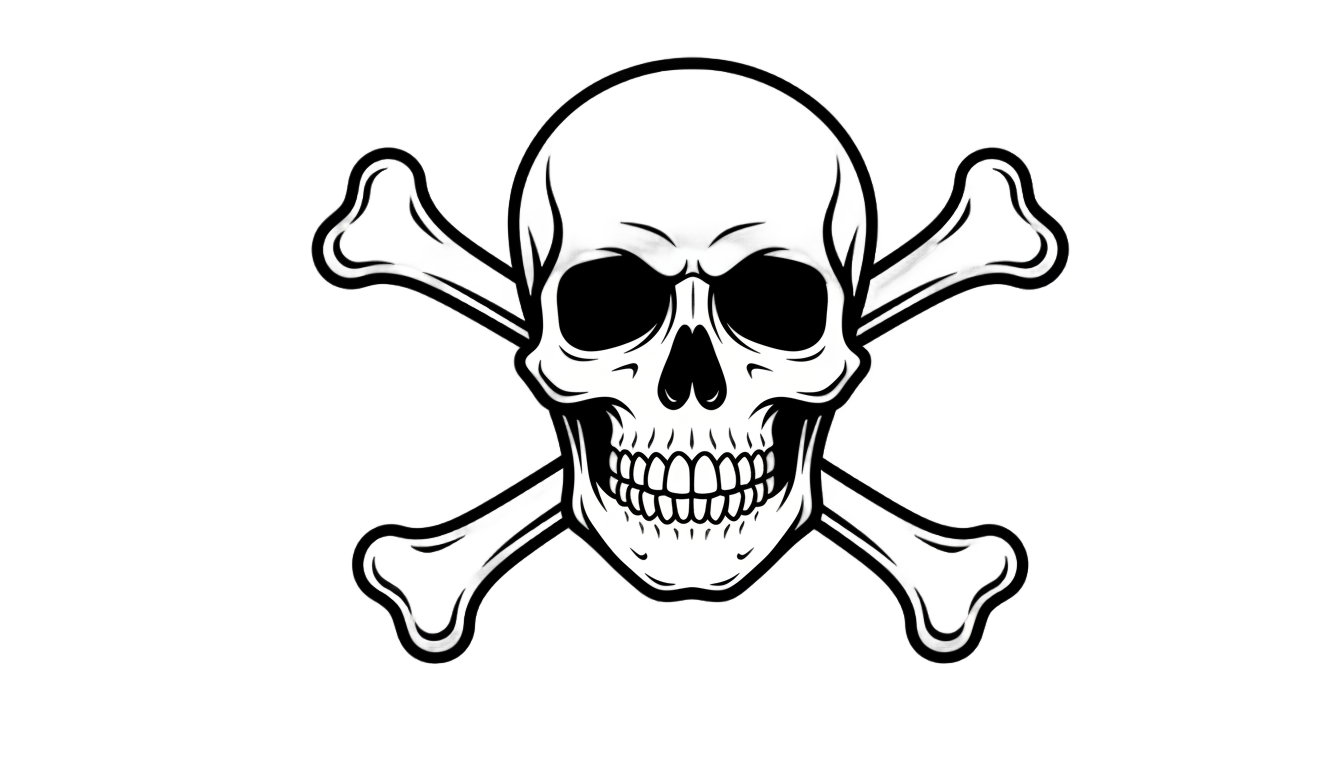 pirate symbol png PNG transparent background