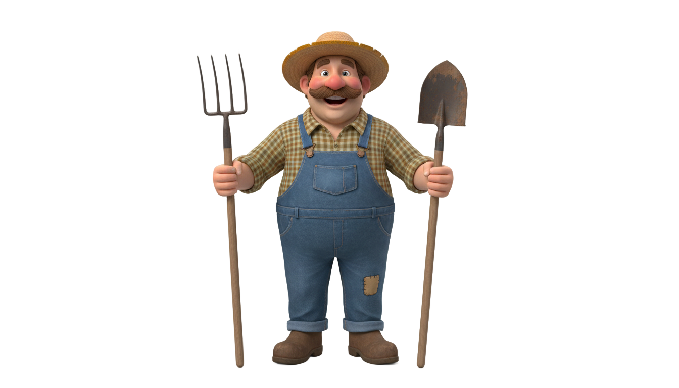 farmer clipart png PNG transparent background
