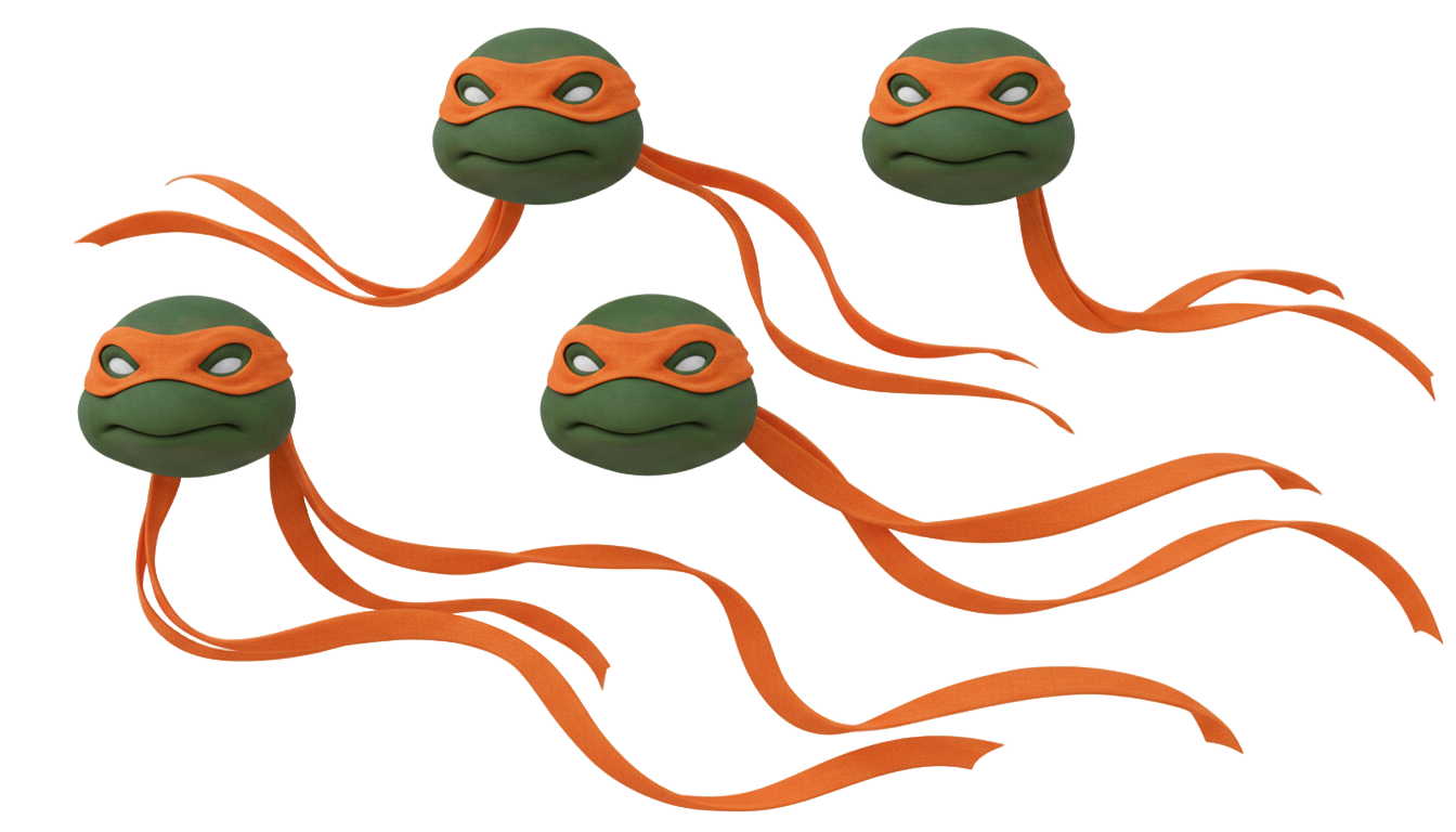 ninja turtle eye mask png PNG transparent background