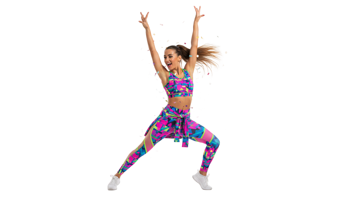 zumba dancer png PNG transparent background