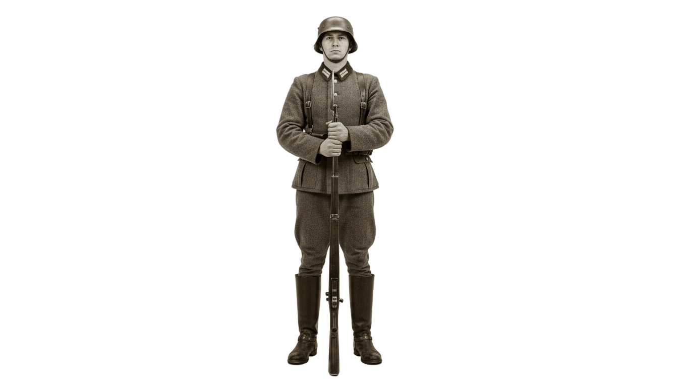 german soldier png PNG transparent background