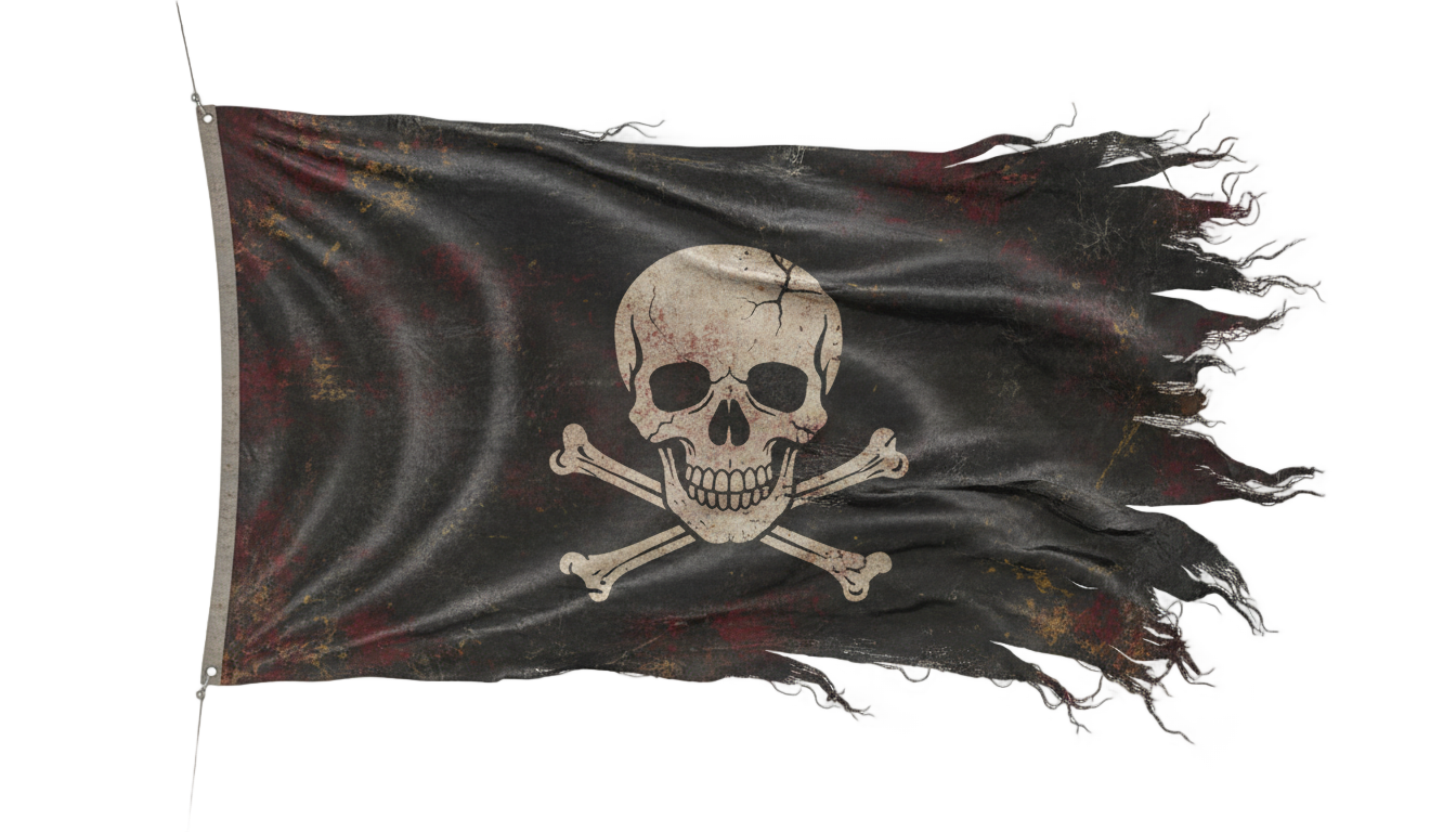 pirate banner png PNG transparent background