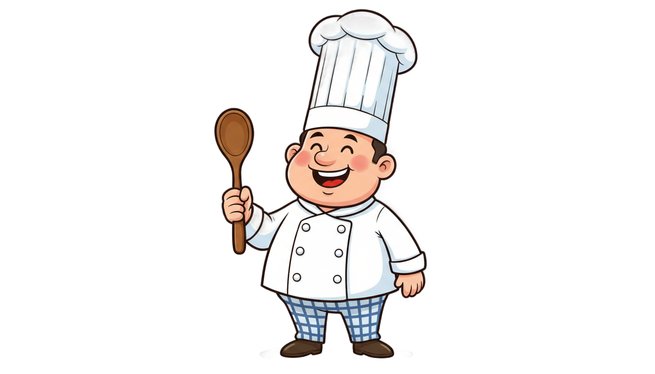 animated chef png PNG transparent background