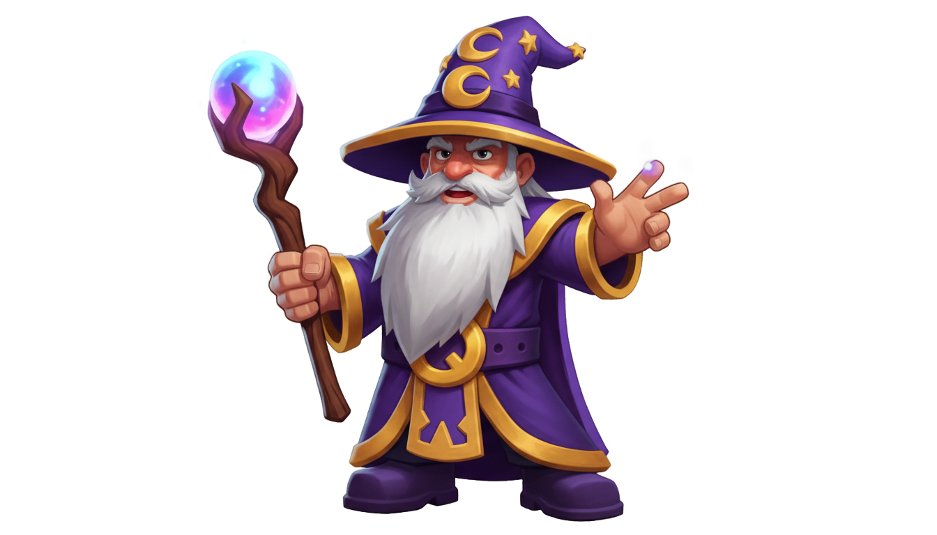 wizard clash royale png PNG transparent background
