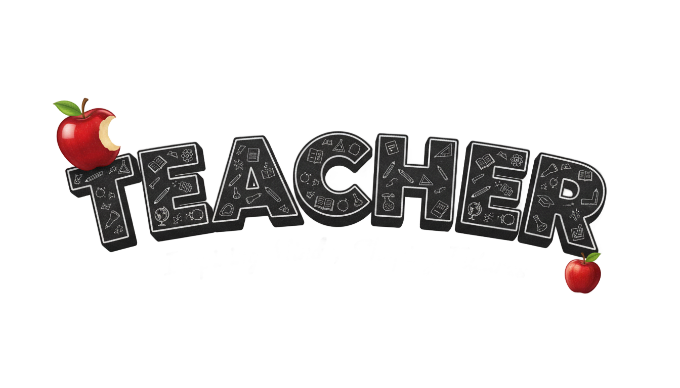 teacher word png PNG transparent background