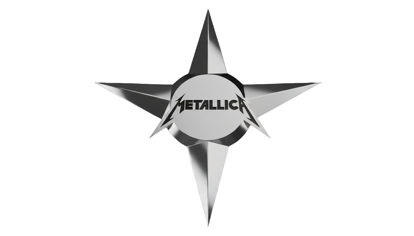 metallica ninja star png PNG transparent background