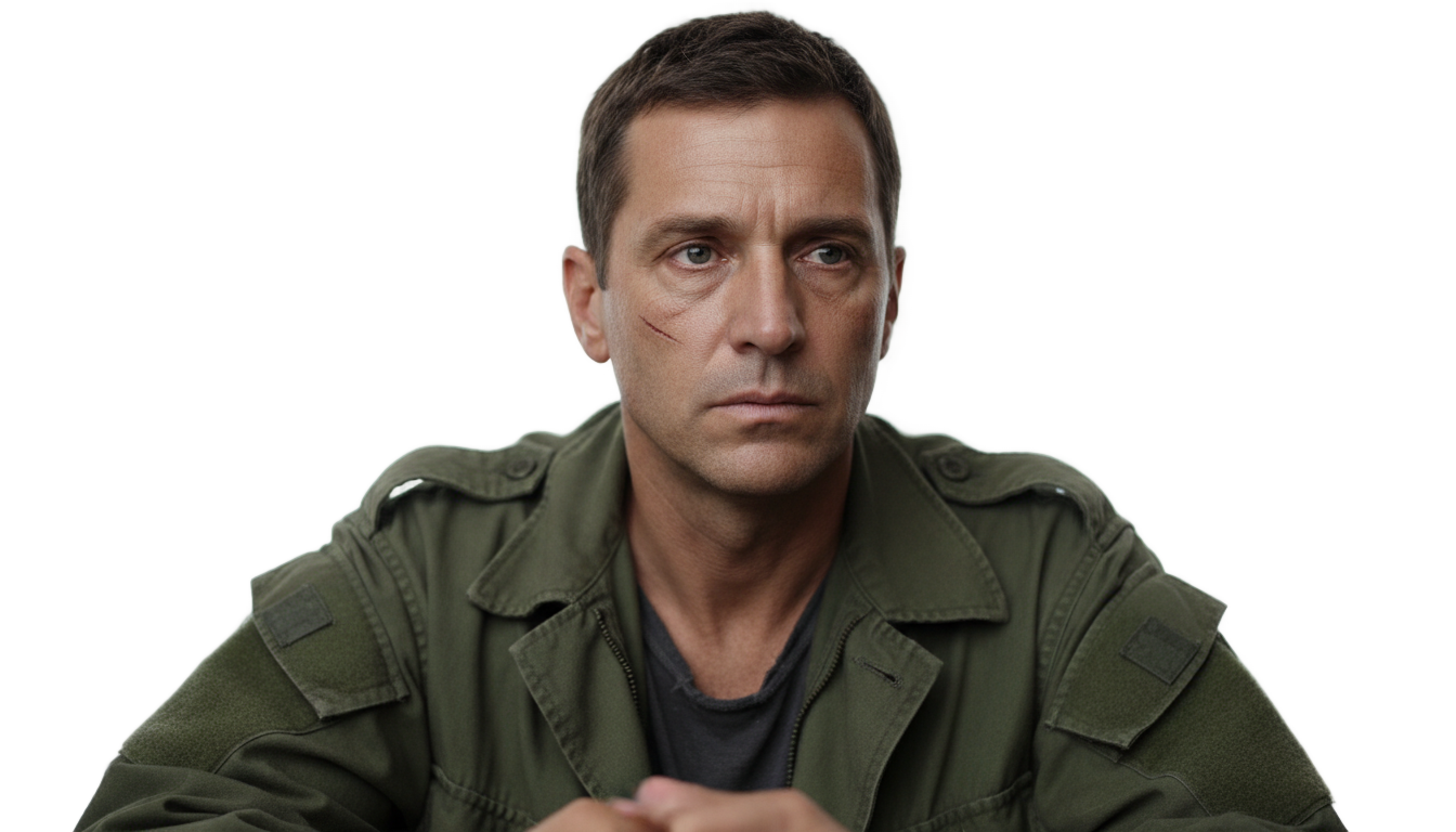 ptsd soldier meme png PNG transparent background