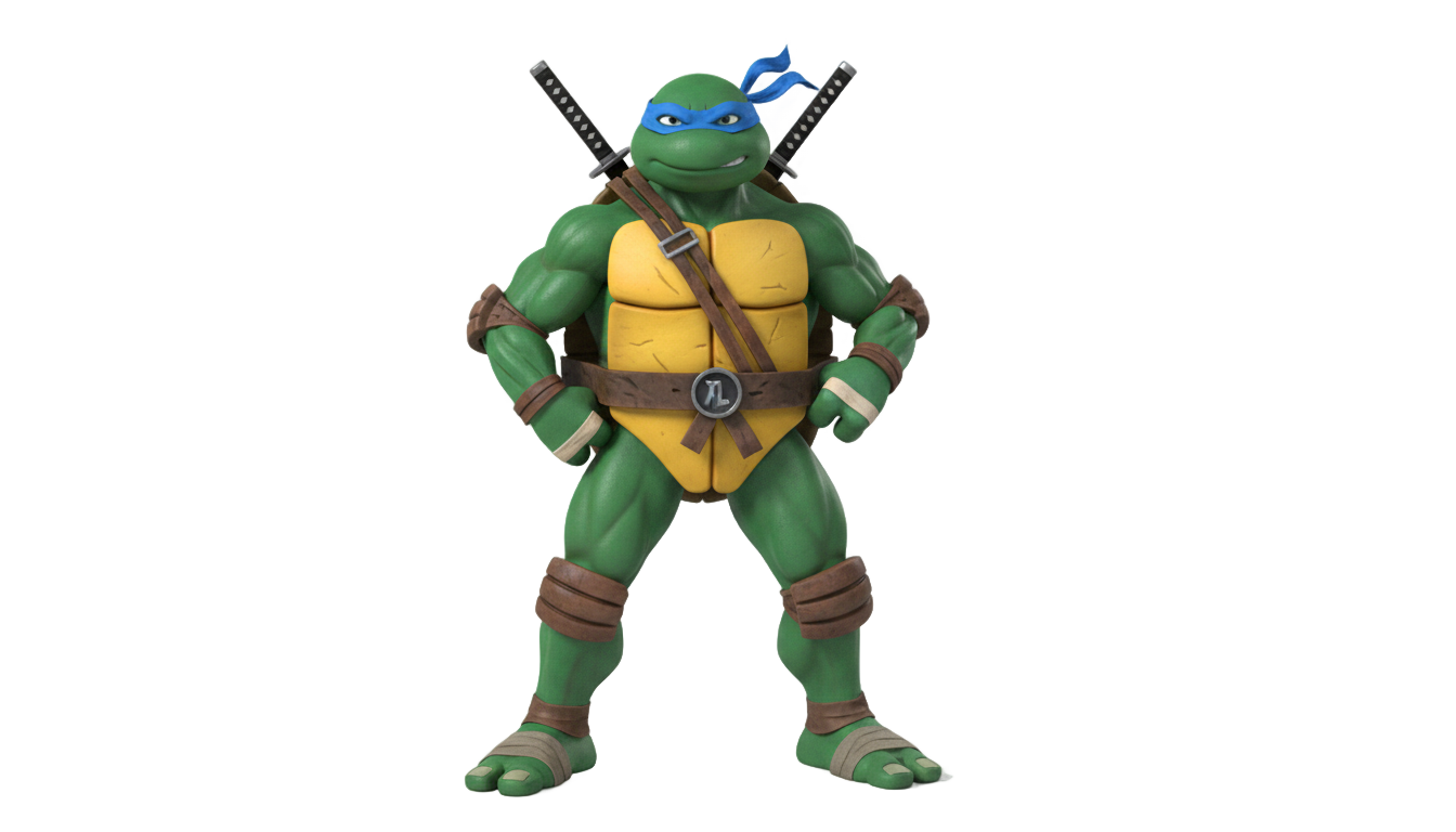 leonardo tortugas ninja png PNG transparent background