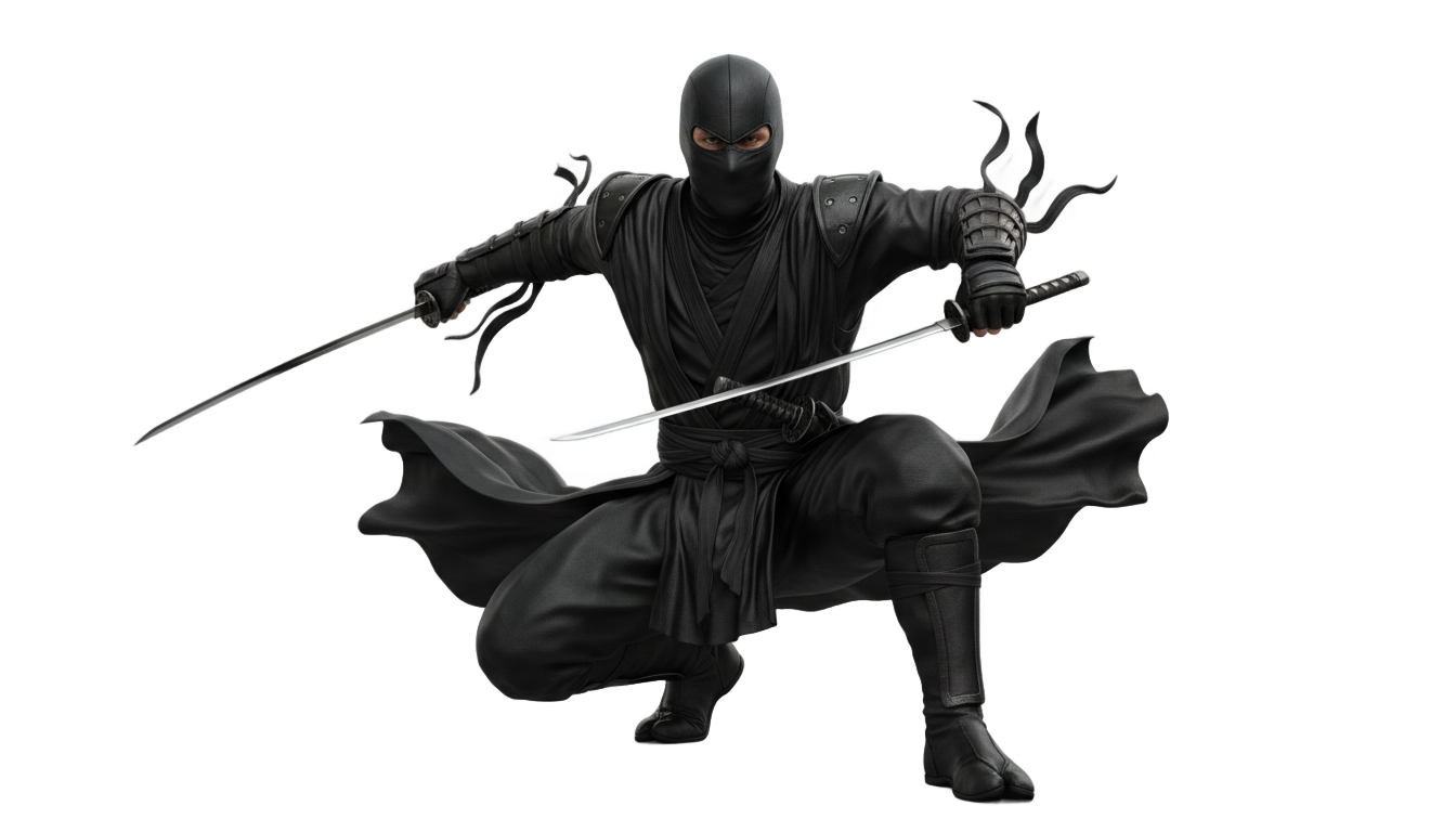 black ninja png free fire PNG transparent background