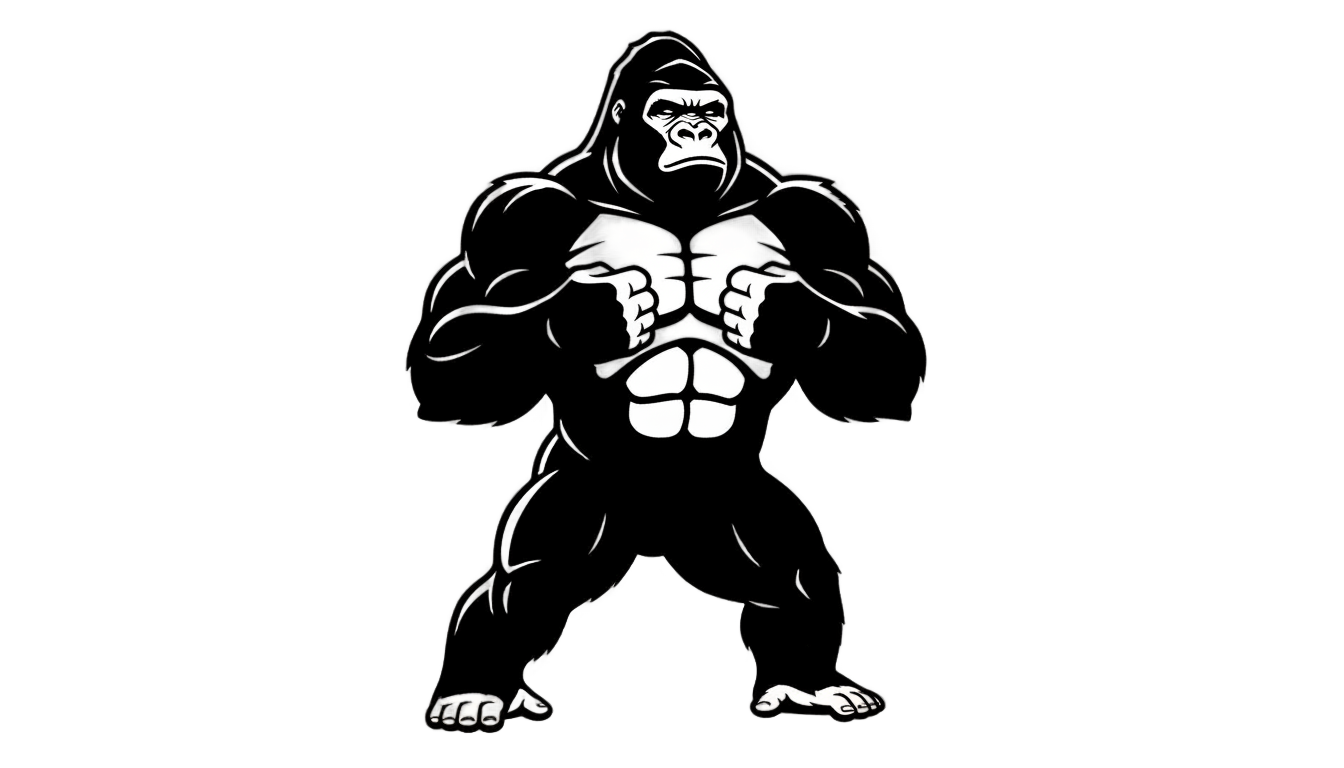 king kong silhouette png PNG transparent background