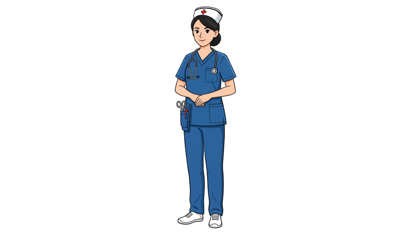 nurse drawing png PNG transparent background