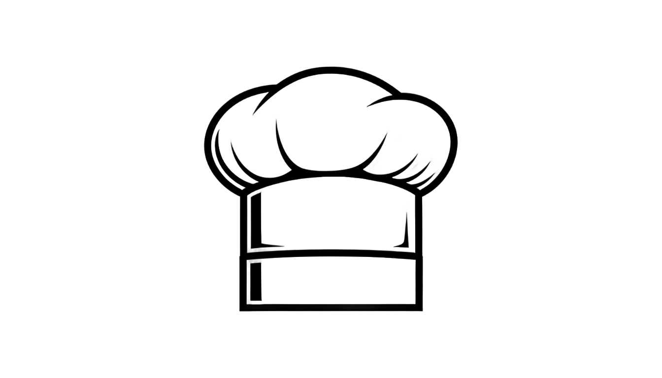 silueta gorro de chef png PNG transparent background