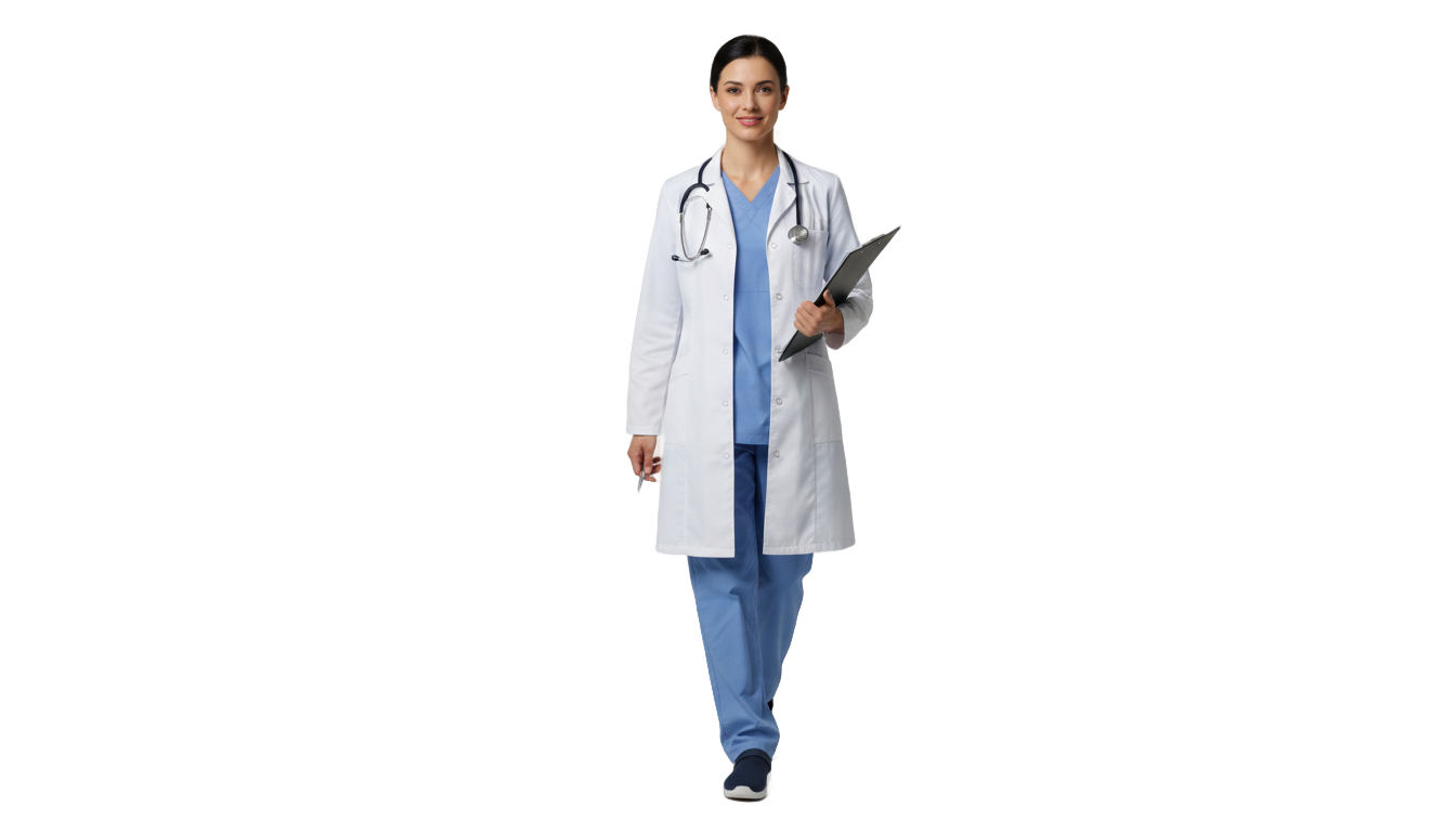 doctor walking png PNG transparent background
