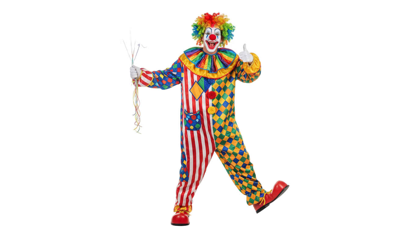 clown illustration png PNG transparent background