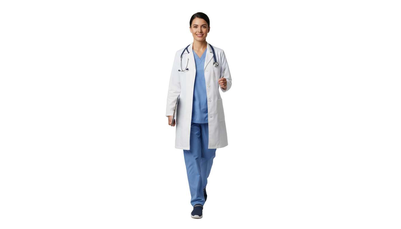 doctor walking png PNG transparent background