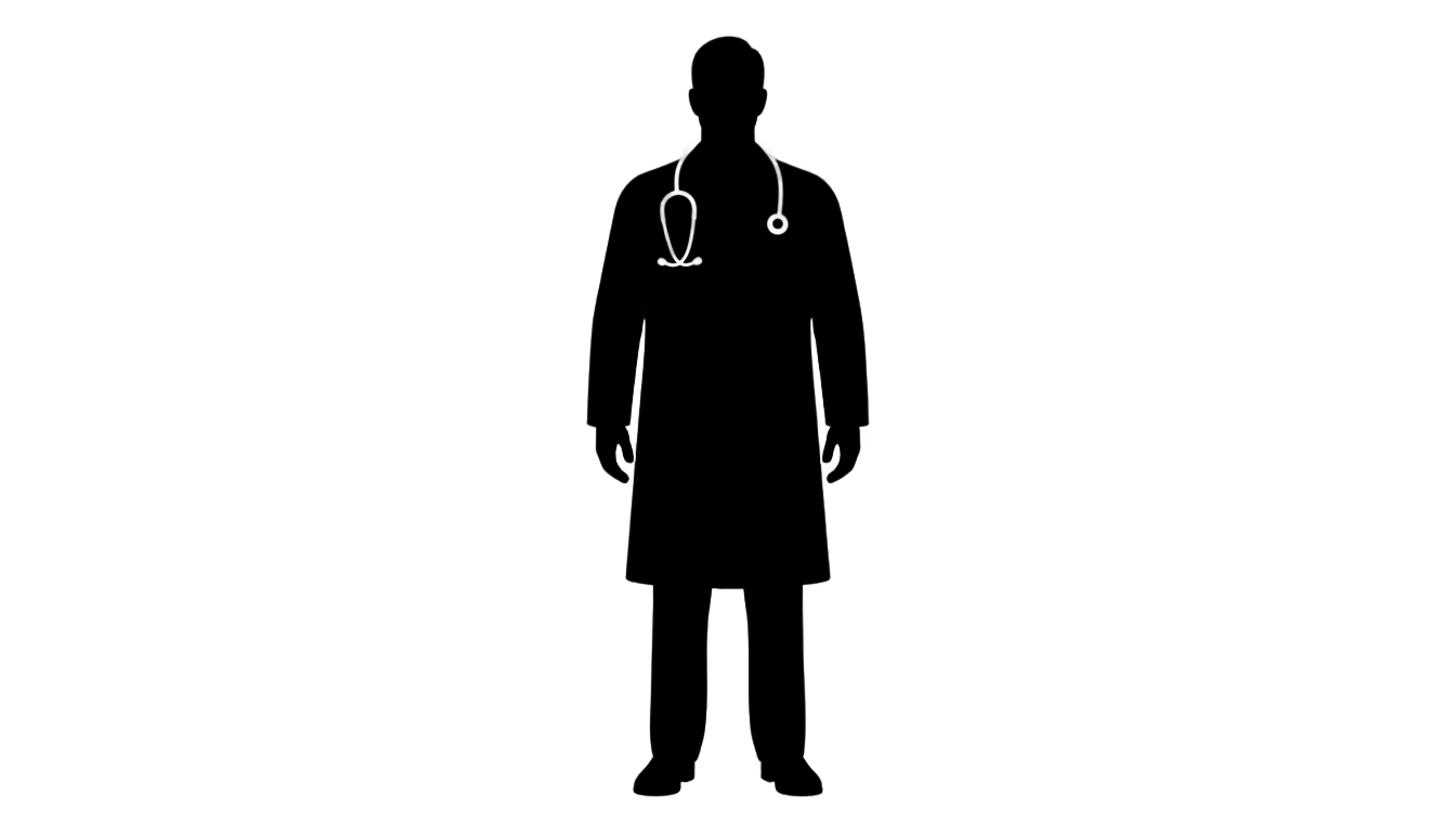 doctor silhouette png PNG transparent background