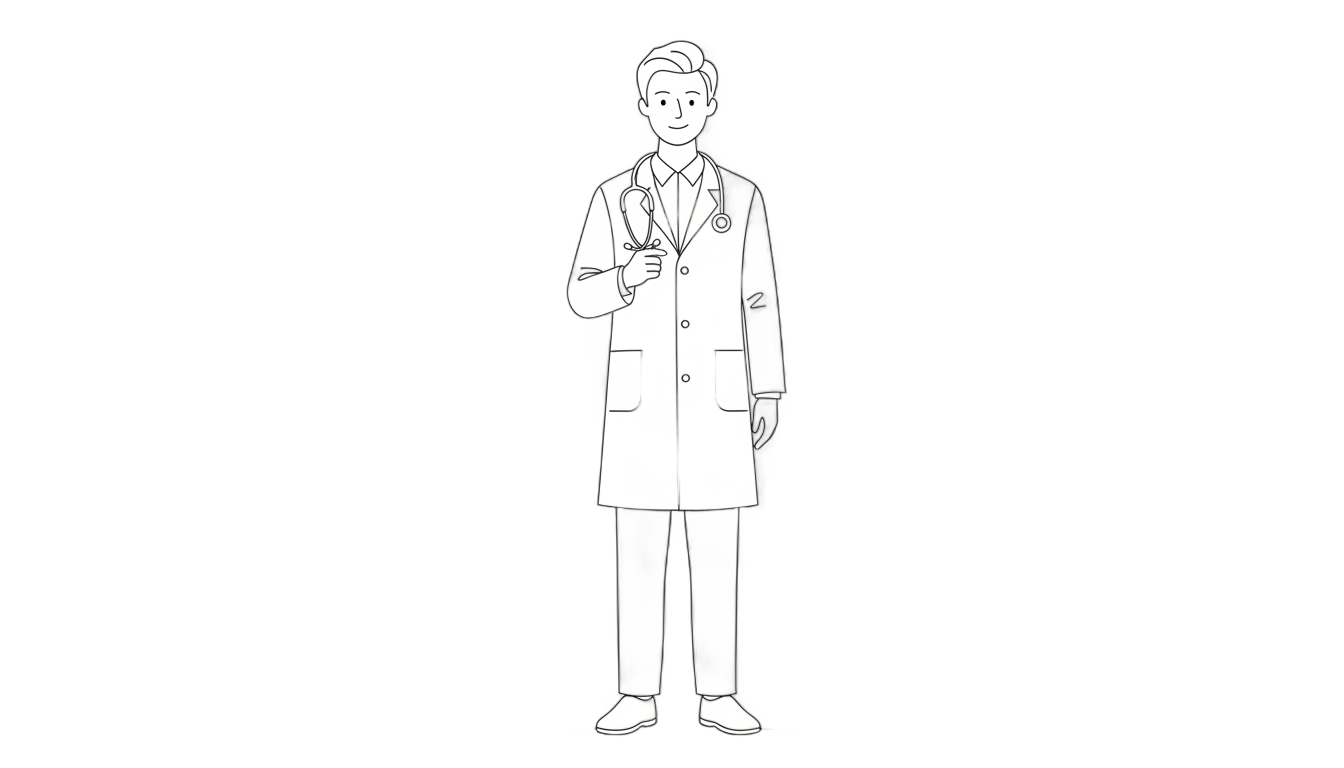 doctor outline png PNG transparent background
