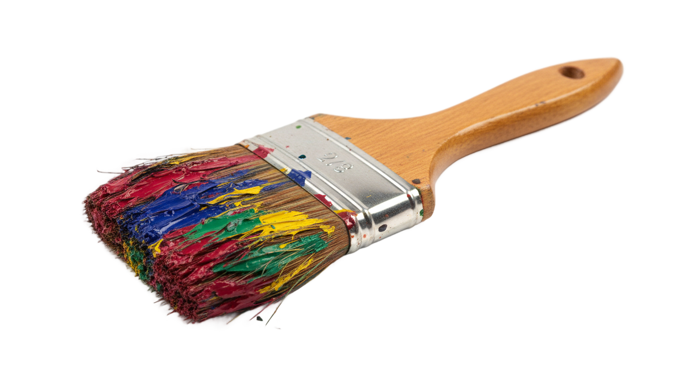 artist brush png PNG transparent background