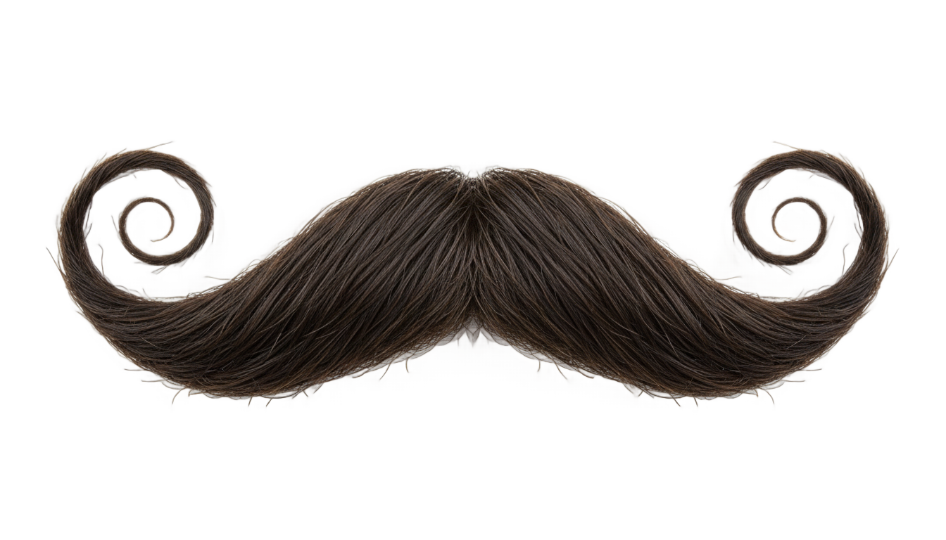 chef mustache png PNG transparent background