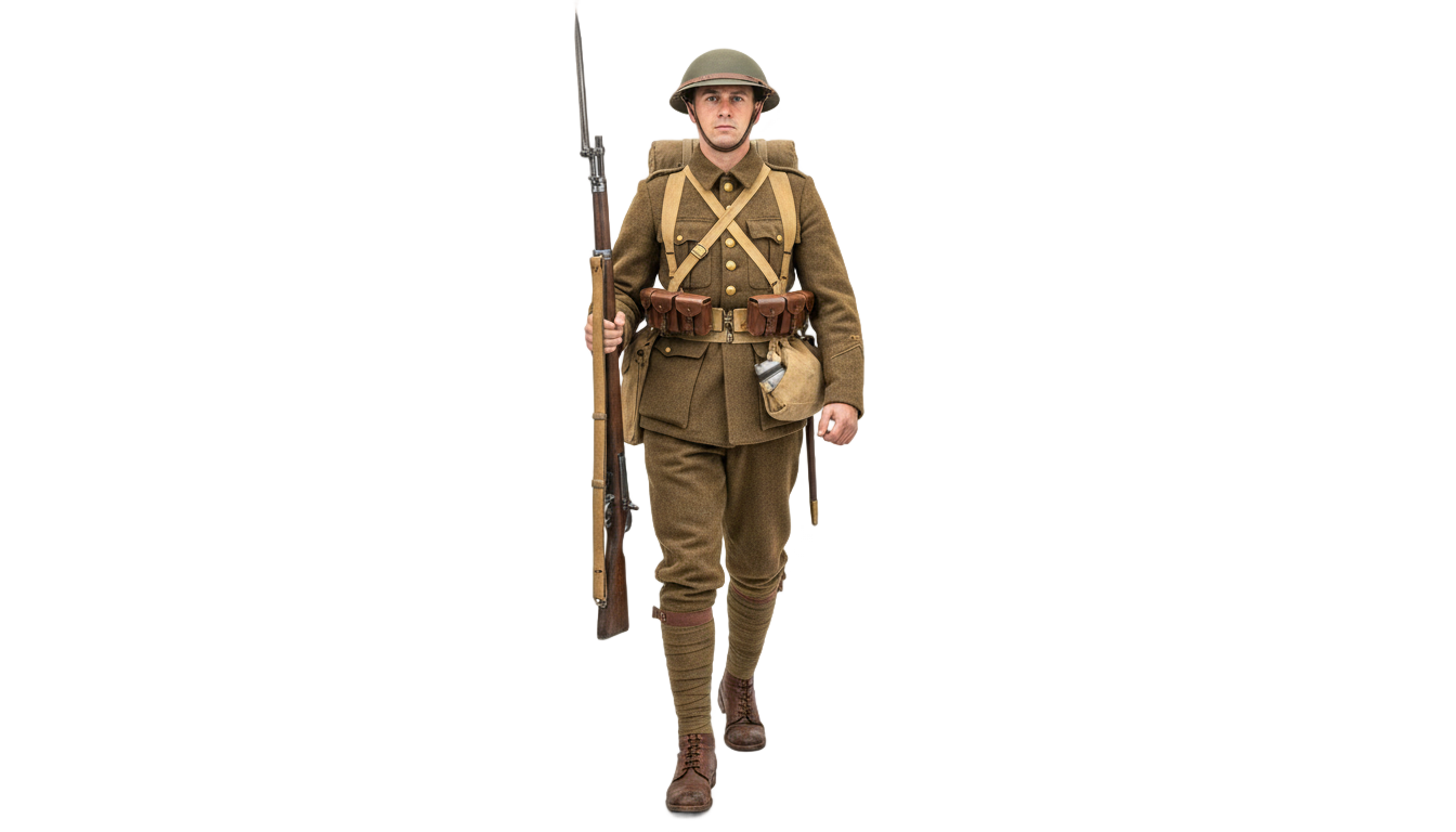 ww1 soldier png PNG transparent background