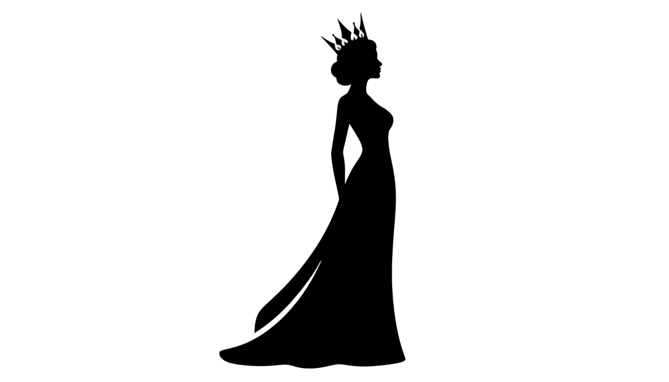 queen silhouette png PNG transparent background