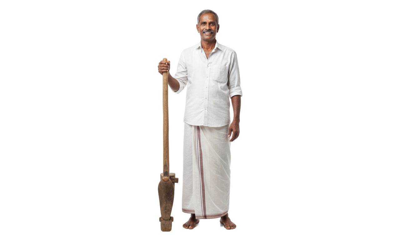 kerala farmer png PNG transparent background