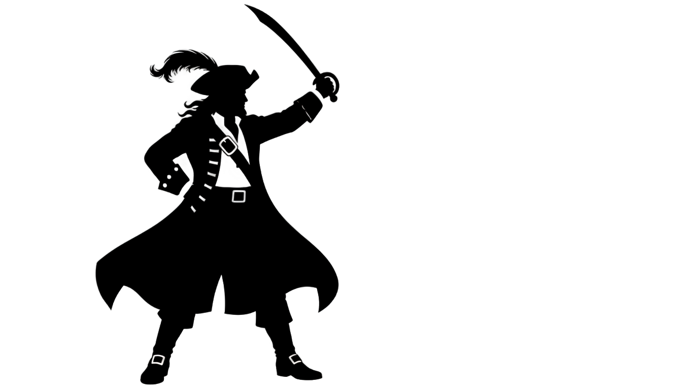 pirate silhouette png PNG transparent background
