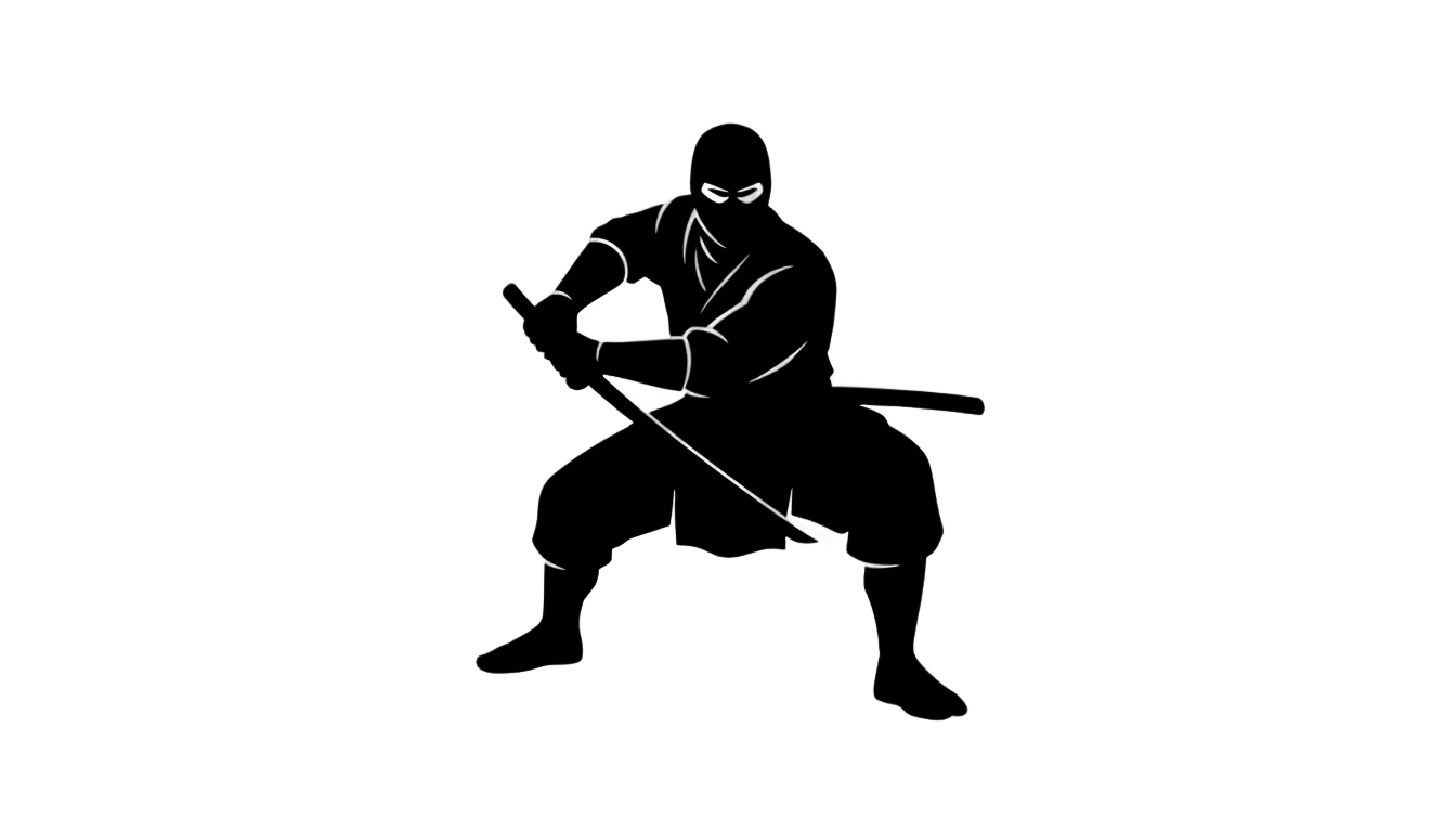ninja warrior logo png PNG transparent background