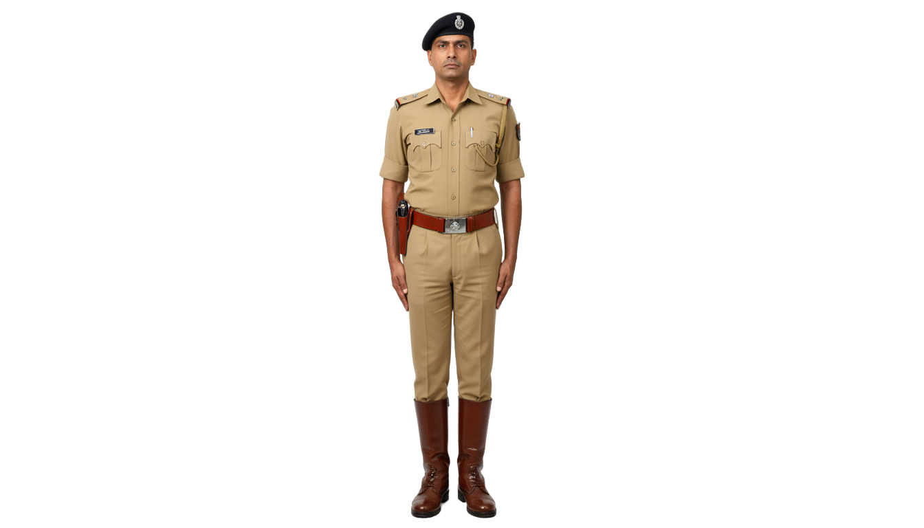 indian police officer png PNG transparent background