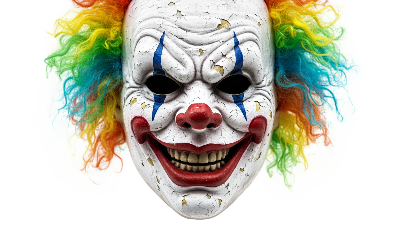 clown mask png PNG transparent background
